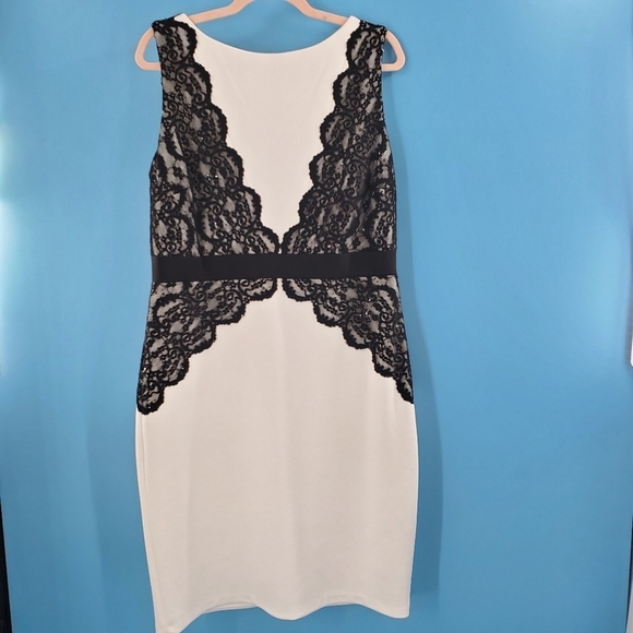 NEW Sangria black and white dress 16 - Picture 2 of 15